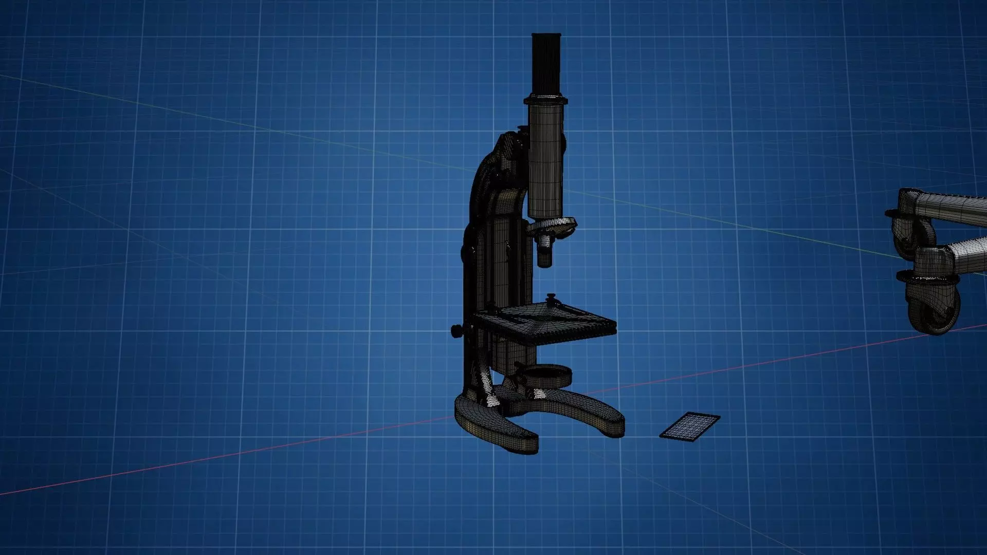 Microscope Lamp HP 3D model_3