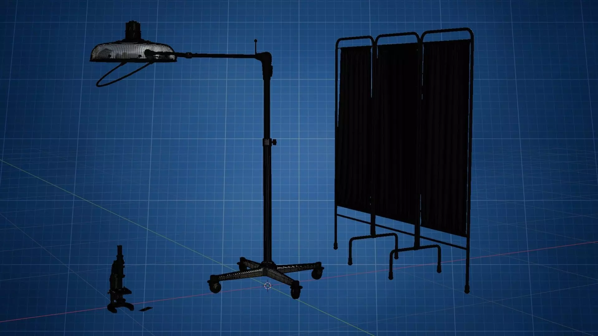 Microscope Lamp HP 3D model_4