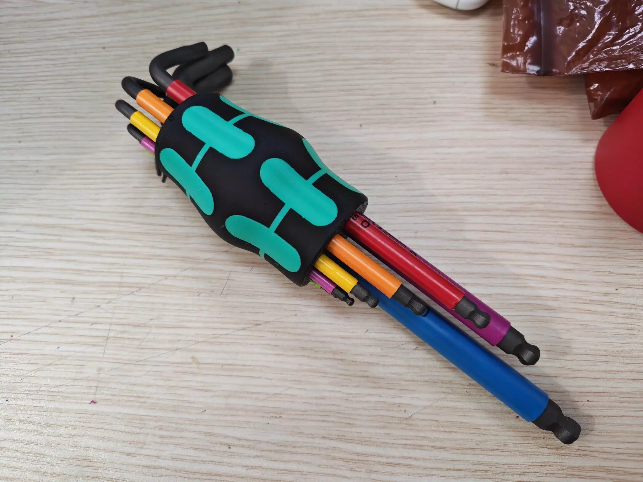 Wera L key holder 3D print model_1