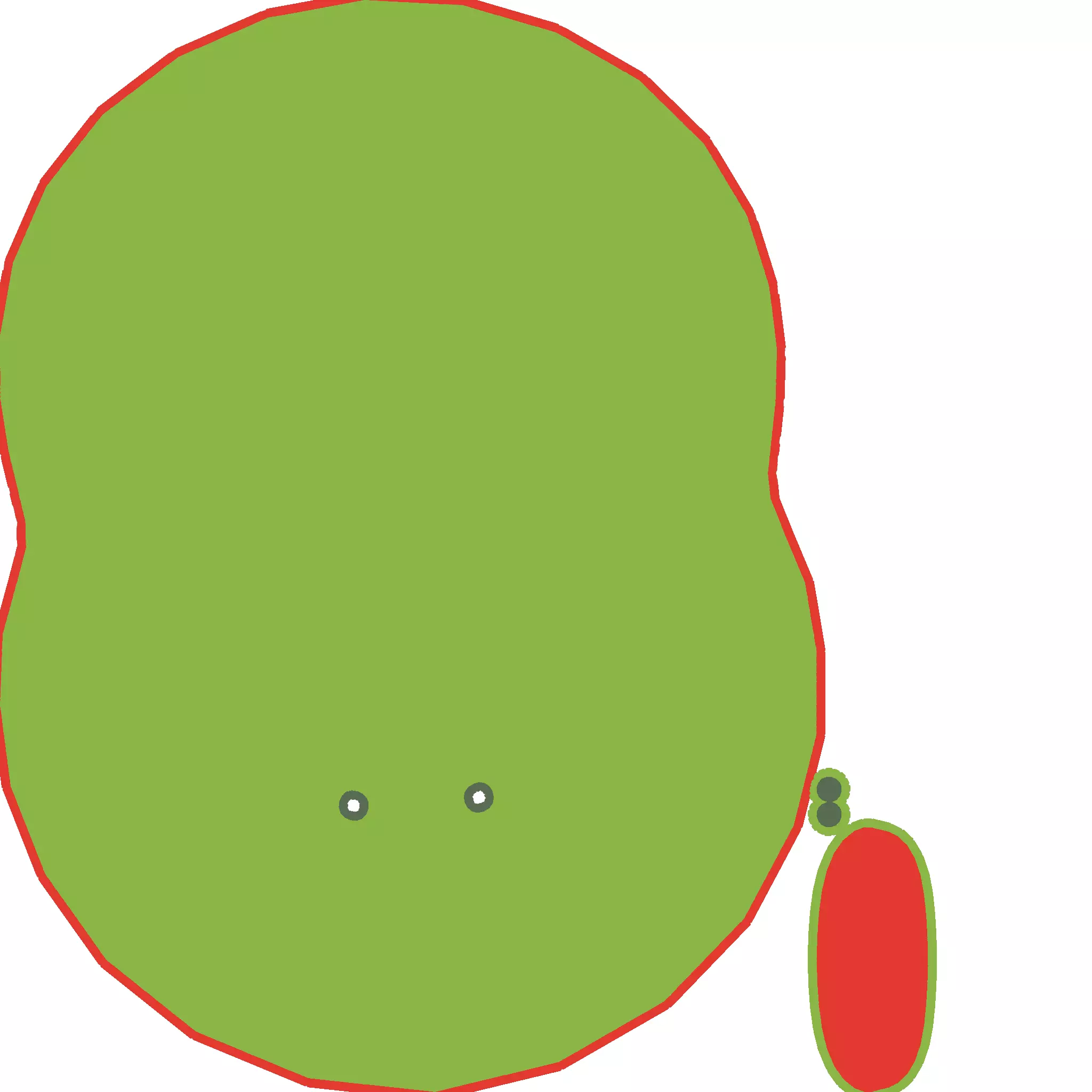 3D model of a cartoon frog 3D model_19