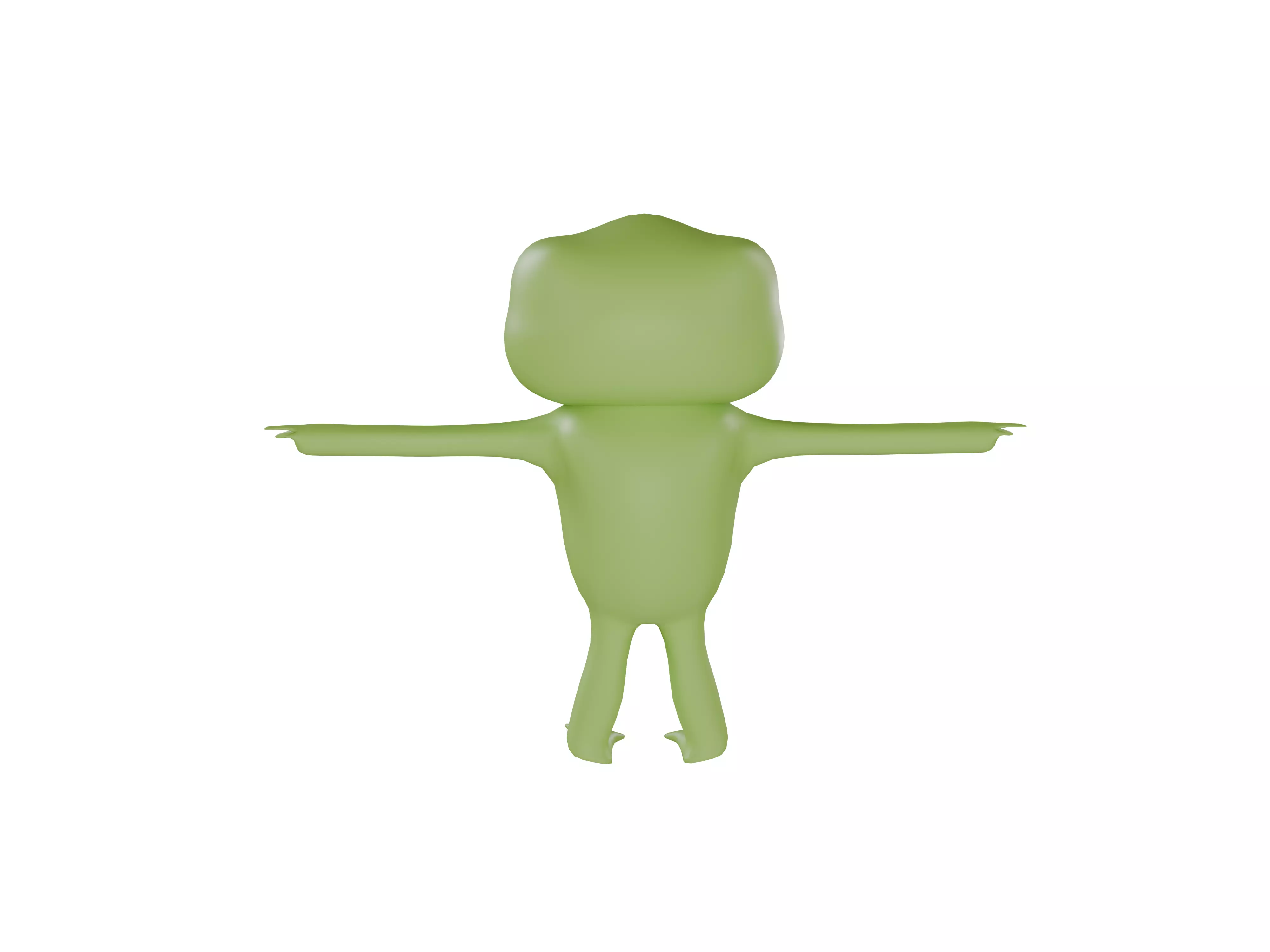 3D model of a cartoon frog 3D model_6
