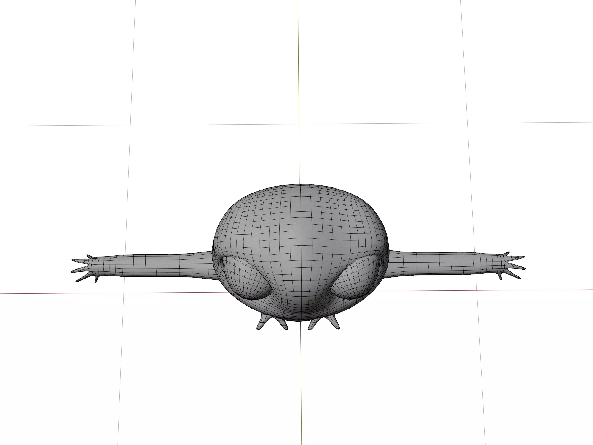 3D model of a cartoon frog 3D model_16