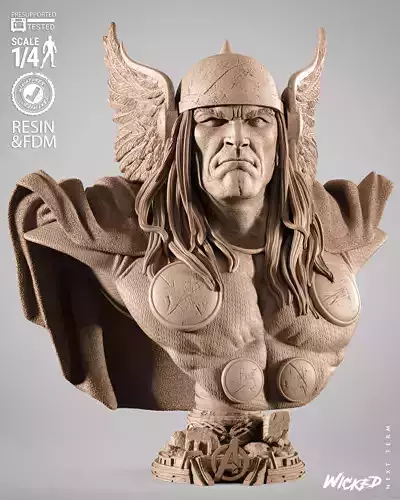 Wicked Marvel Thor Portrait Bust