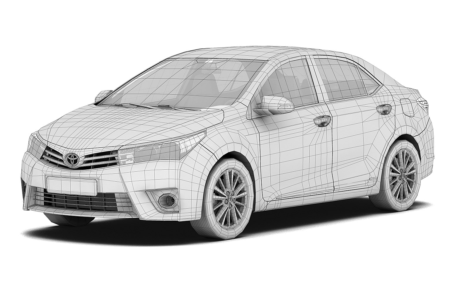 2014 Toyota Corolla Altis 3D model_8