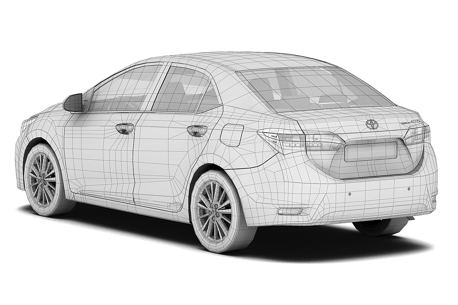 2014 Toyota Corolla Altis 3D model_10