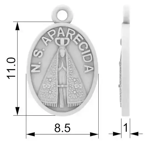 Pingente Nossa Senhora Aparecida
