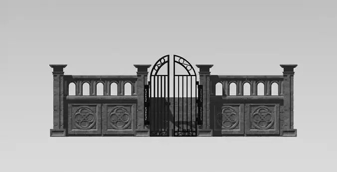 Sanctum Gate 1 12 Scale Gothic Diorama