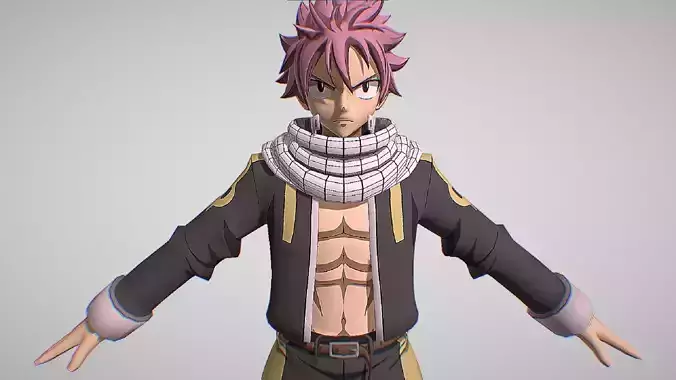 Natsu Dragneel - Tartaros Outfit - Fairy Tail - Fierce Fight