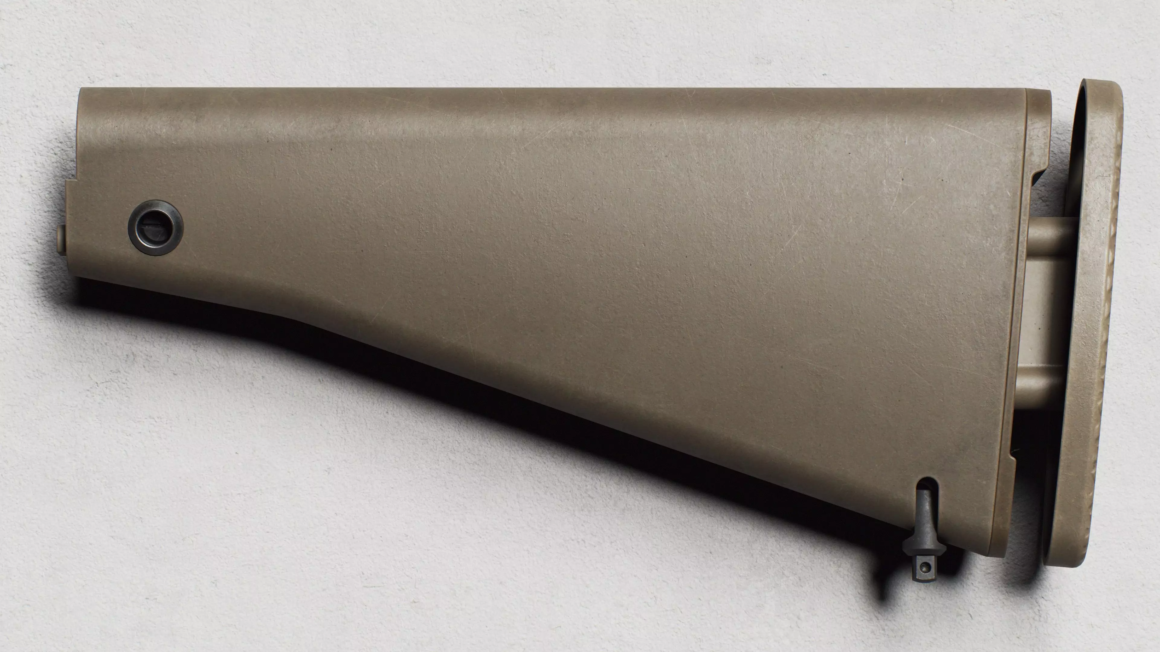 KAC - M110 - Buttstock - Replica Low-poly 3D model_2