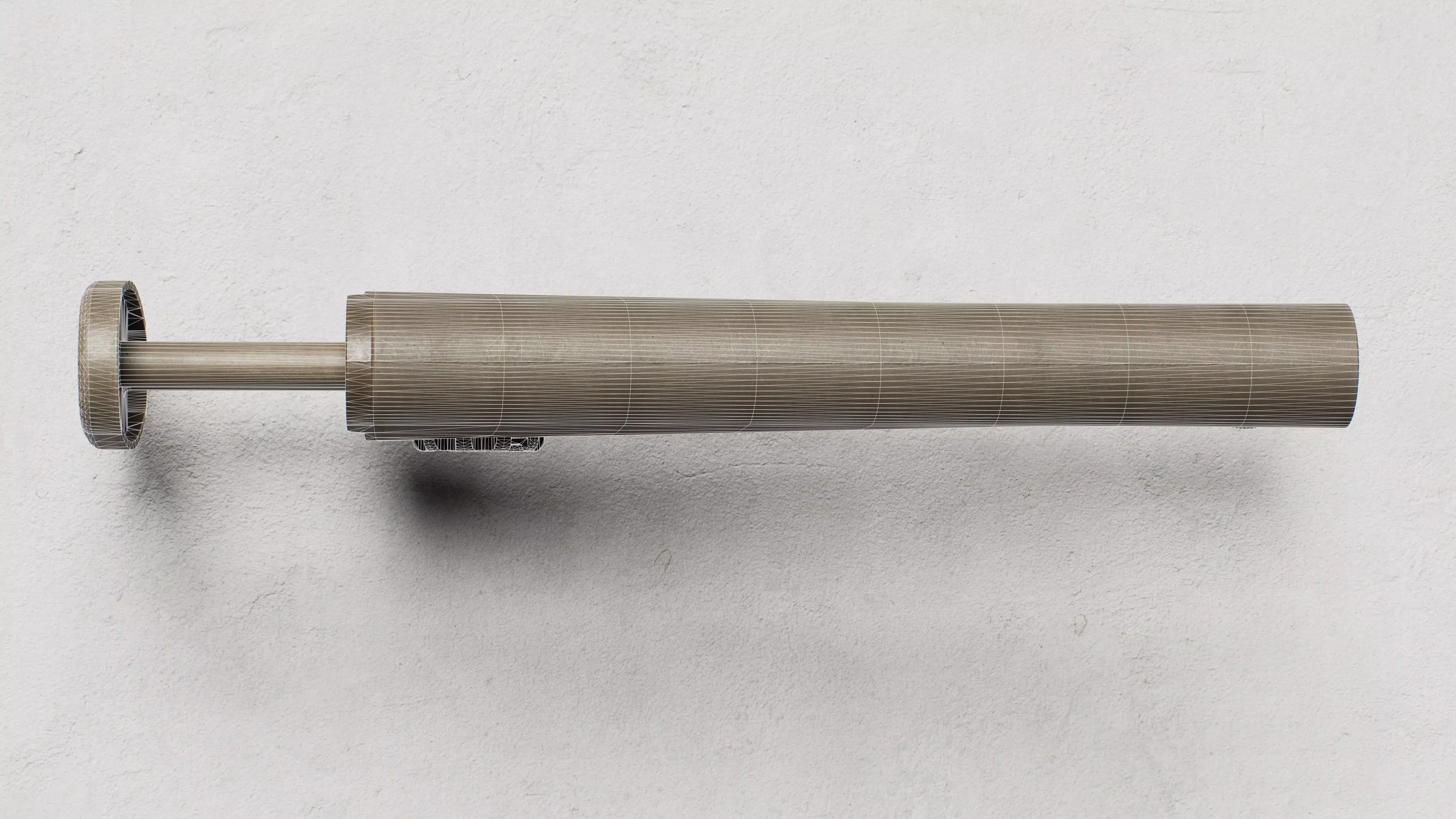 KAC - M110 - Buttstock - Replica Low-poly 3D model_12