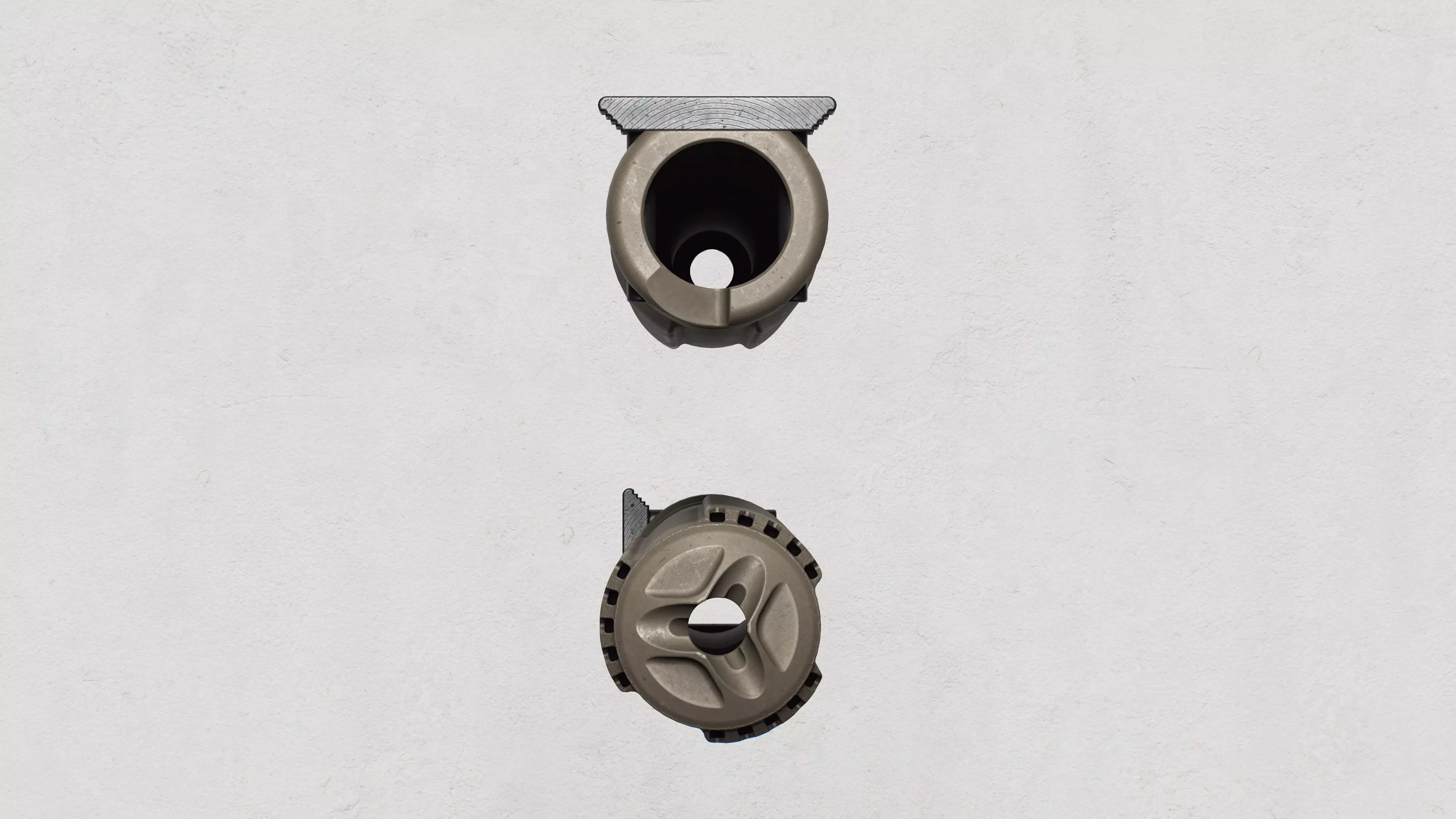 KAC - M110 - PRG Silencer - Replica Low-poly 3D model_7