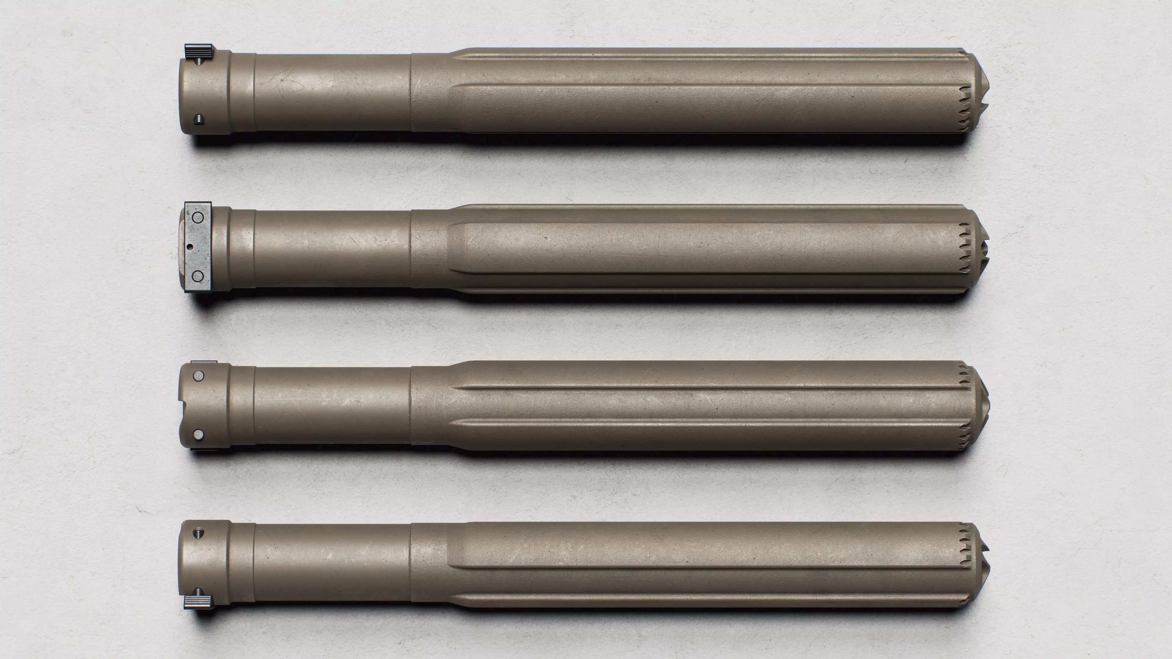 KAC - M110 - PRG Silencer - Replica Low-poly 3D model_3
