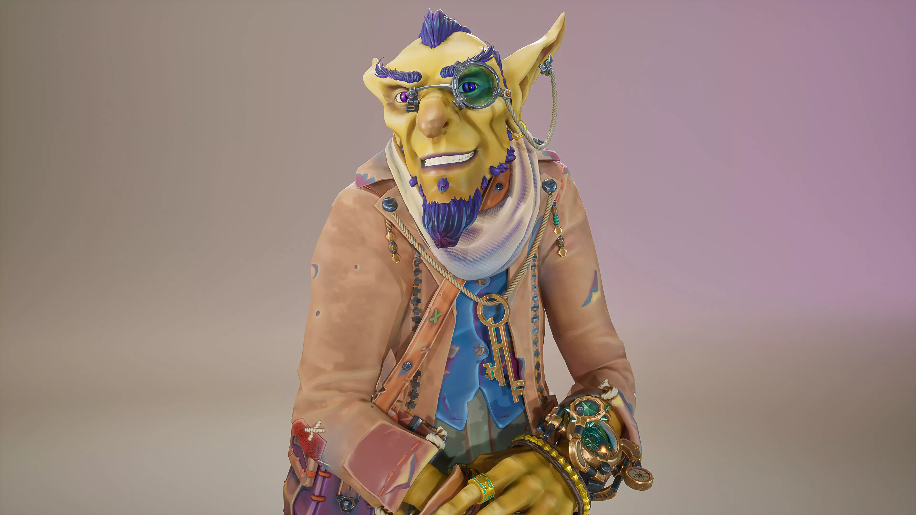 Goblin STY03 Low-poly 3D model_2