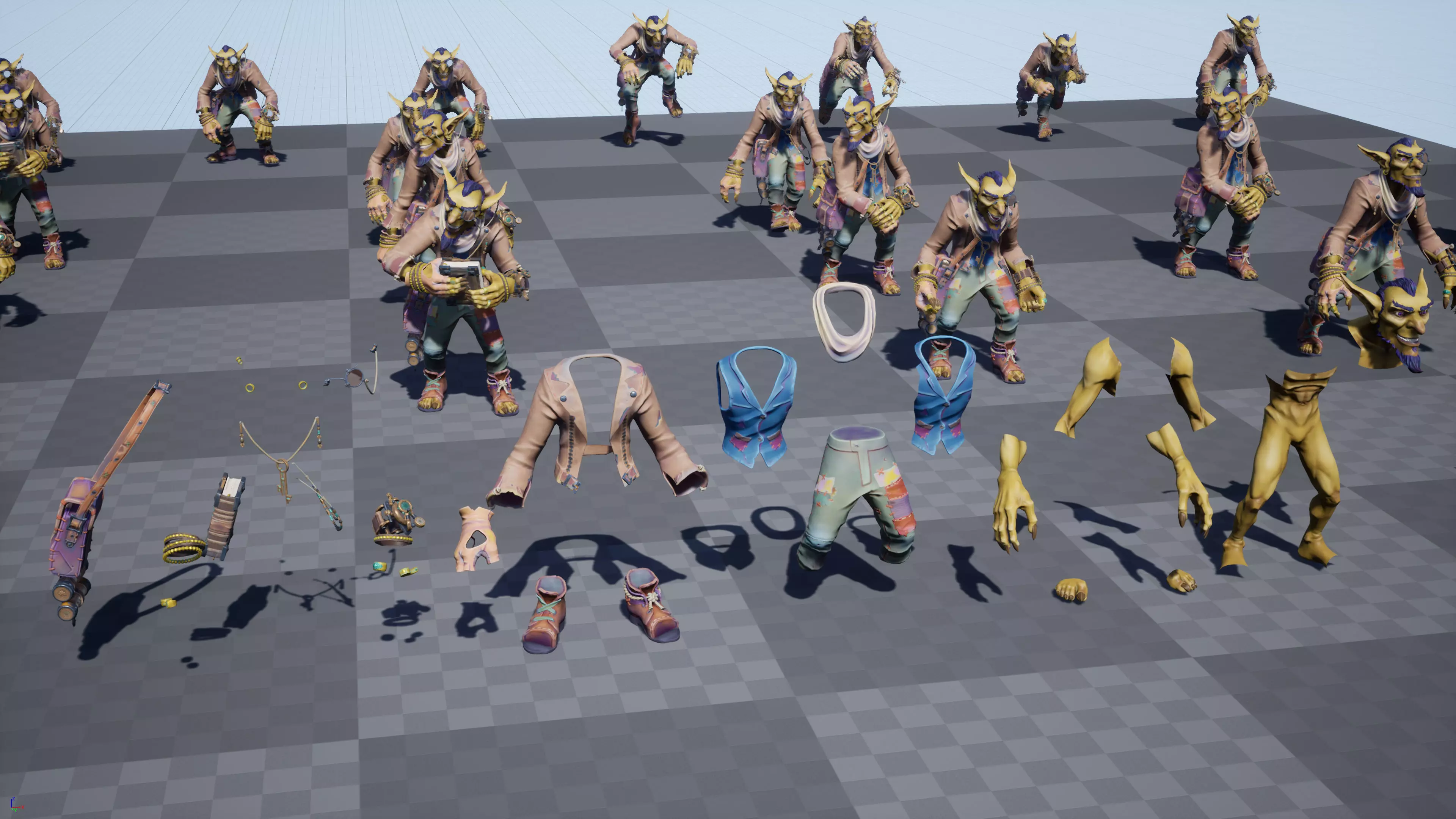 Goblin STY03 Low-poly 3D model_12