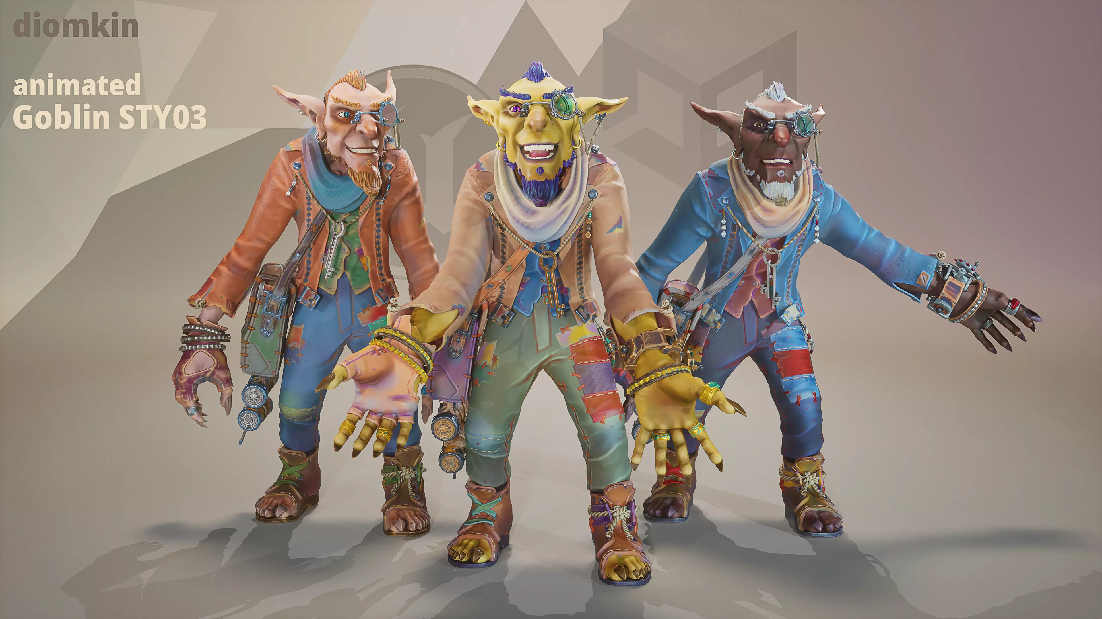 Goblin STY03 Low-poly 3D model_0
