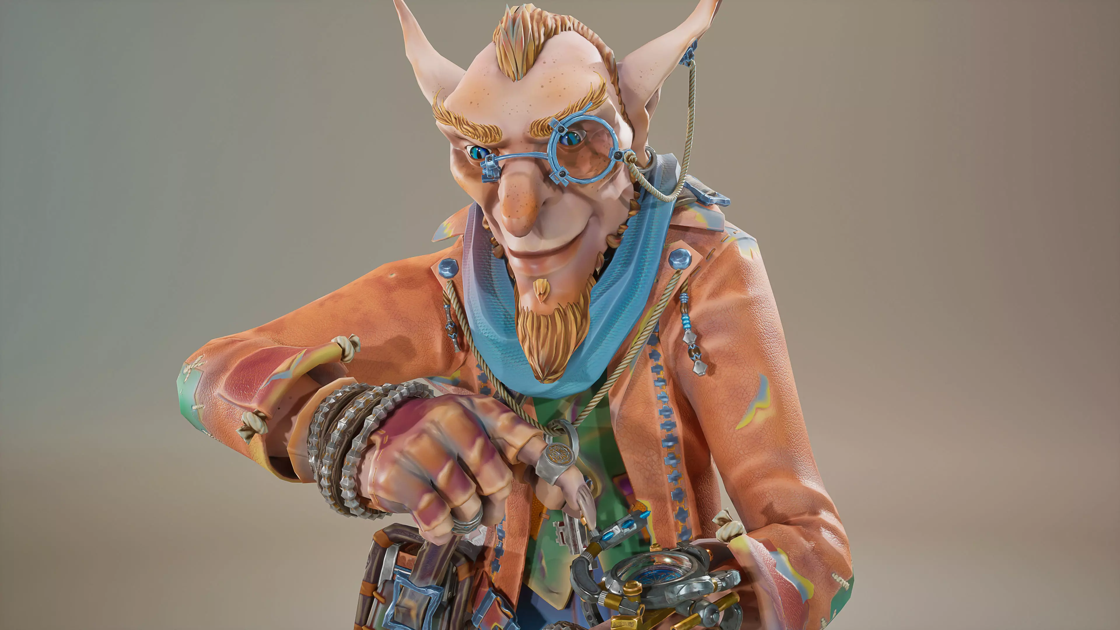 Goblin STY03 Low-poly 3D model_5