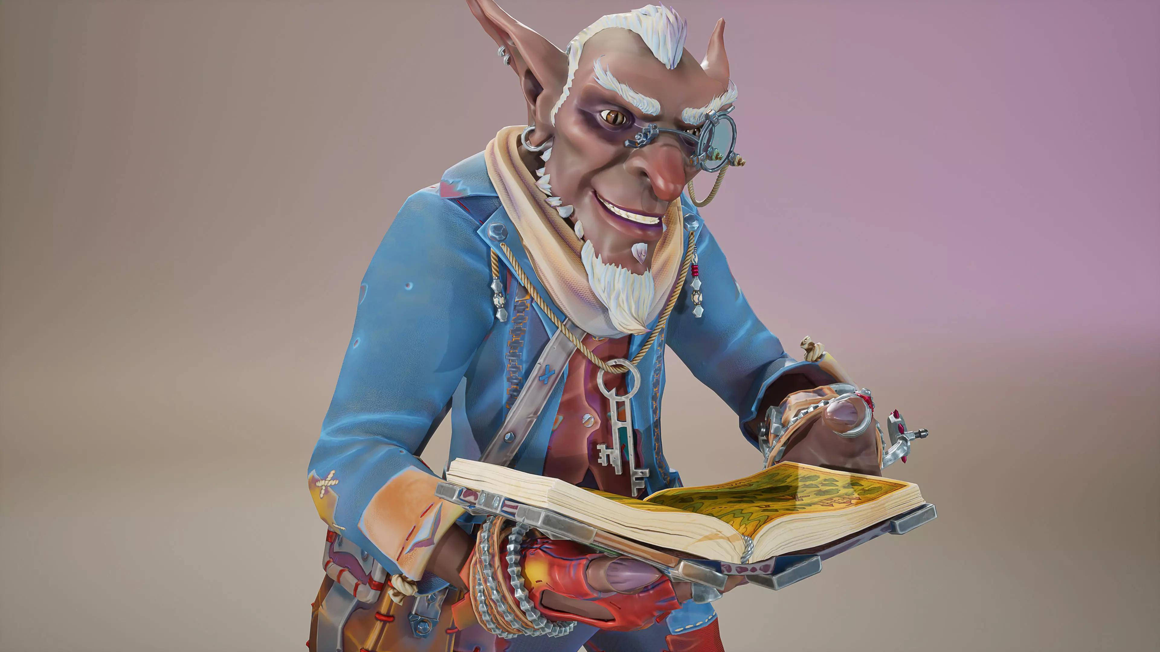 Goblin STY03 Low-poly 3D model_7