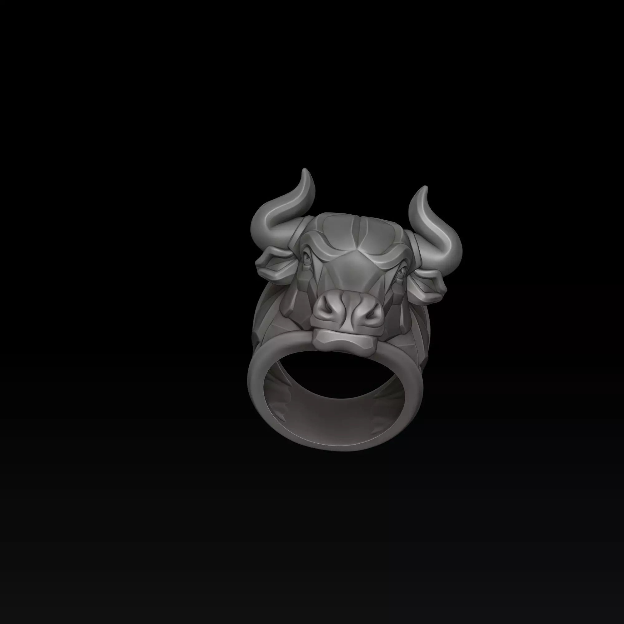 Bull Ring v2 3D print model_7