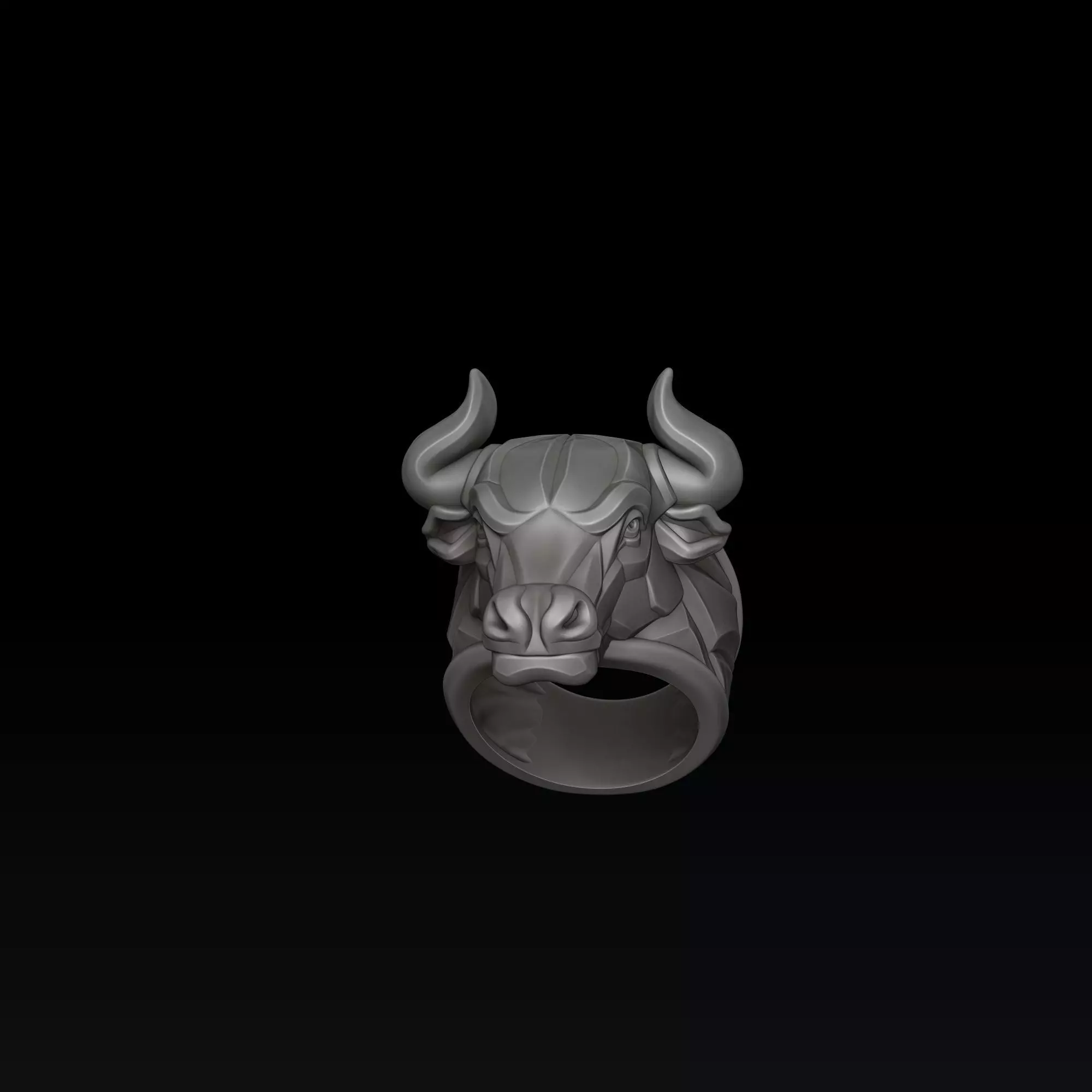 Bull Ring v2 3D print model_5