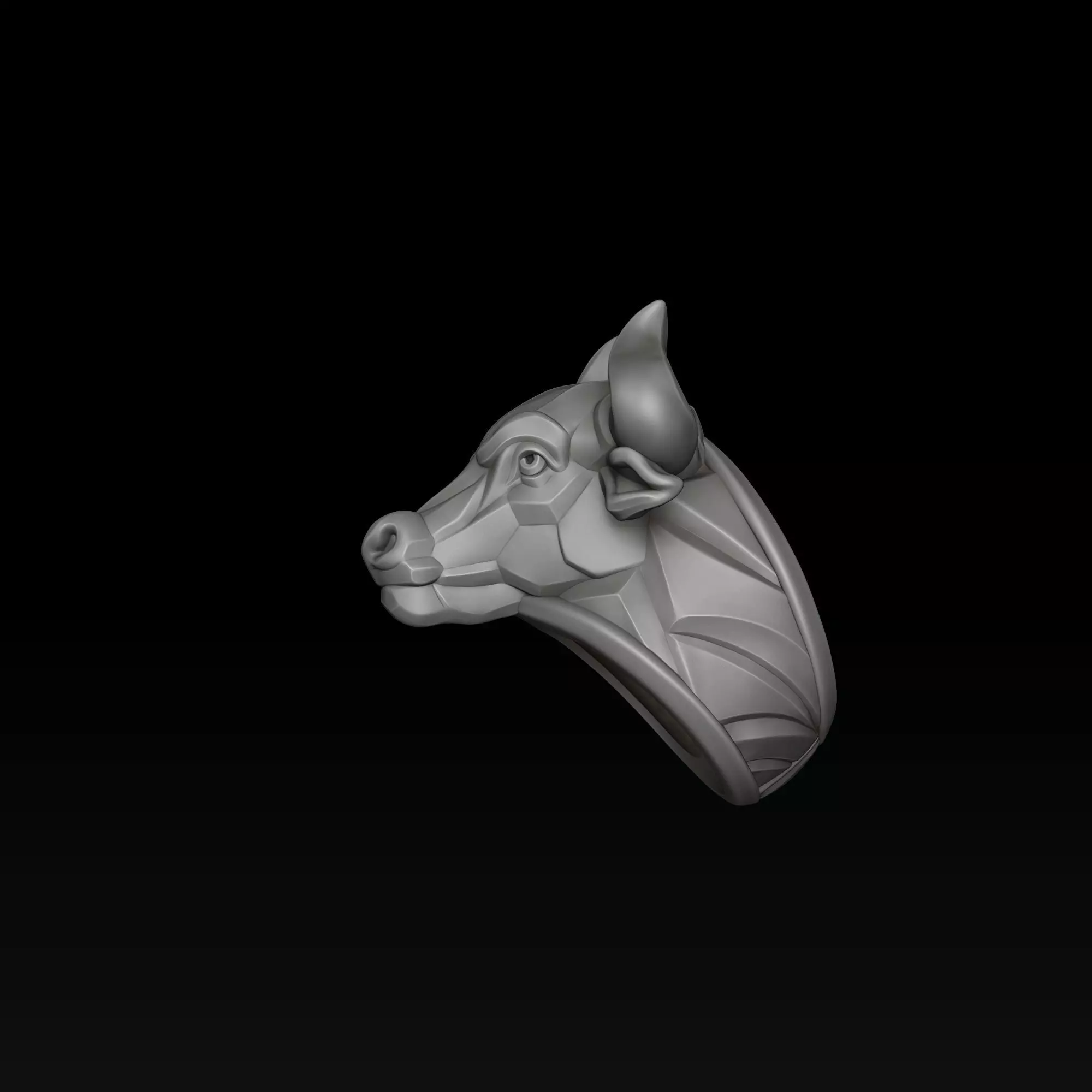 Bull Ring v2 3D print model_2