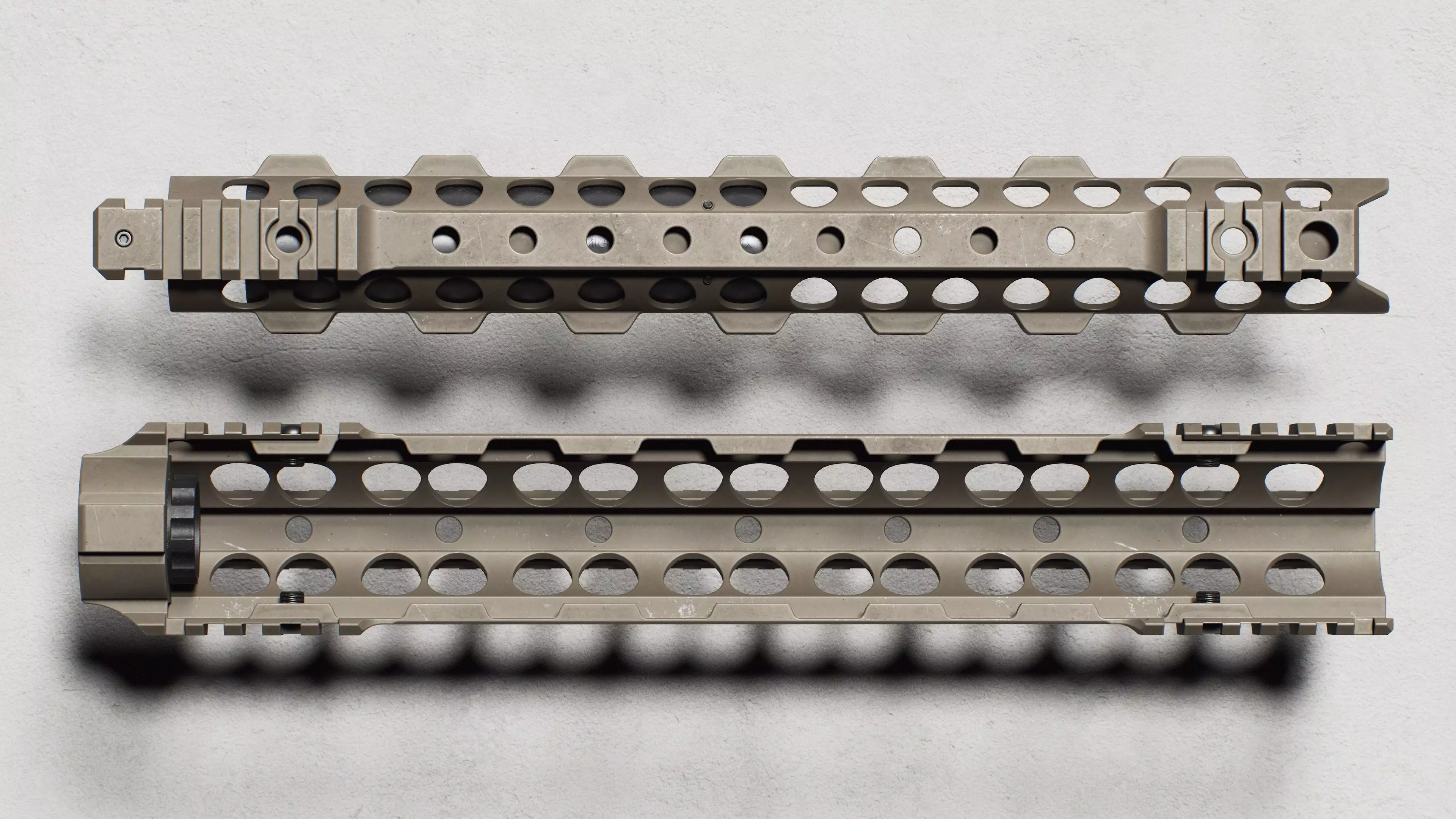 KAC - AR-15 - URX 3 - Replica Low-poly 3D model_23