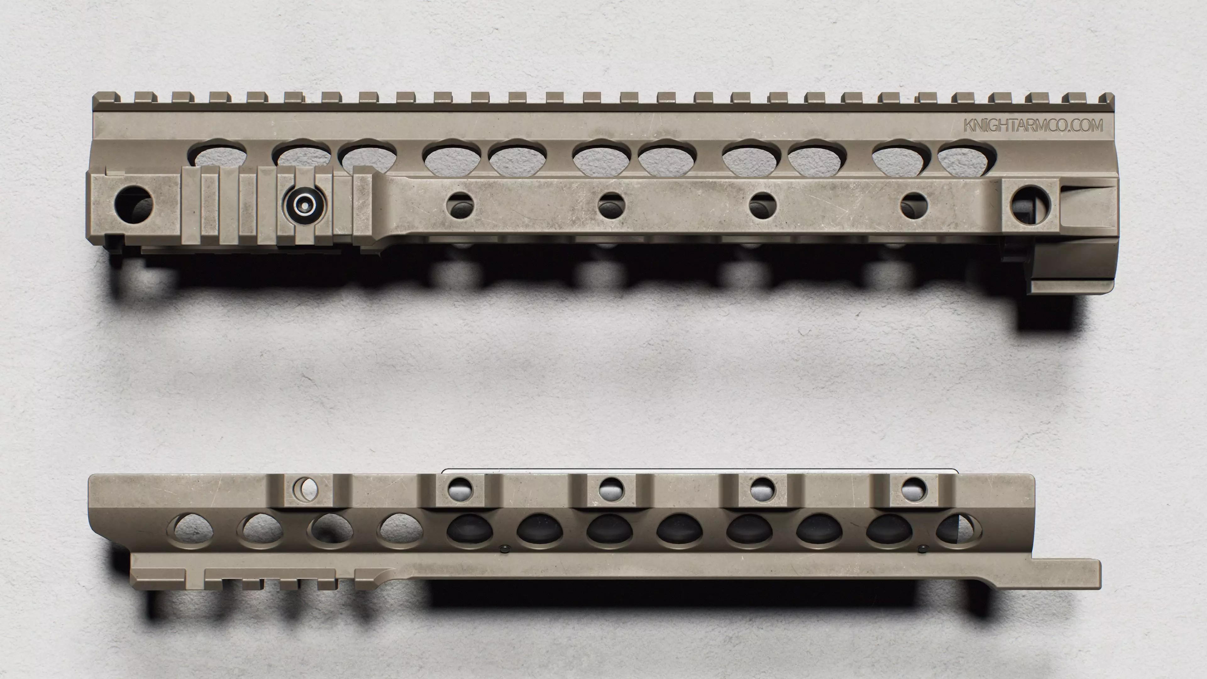 KAC - AR-15 - URX 3 - Replica Low-poly 3D model_10