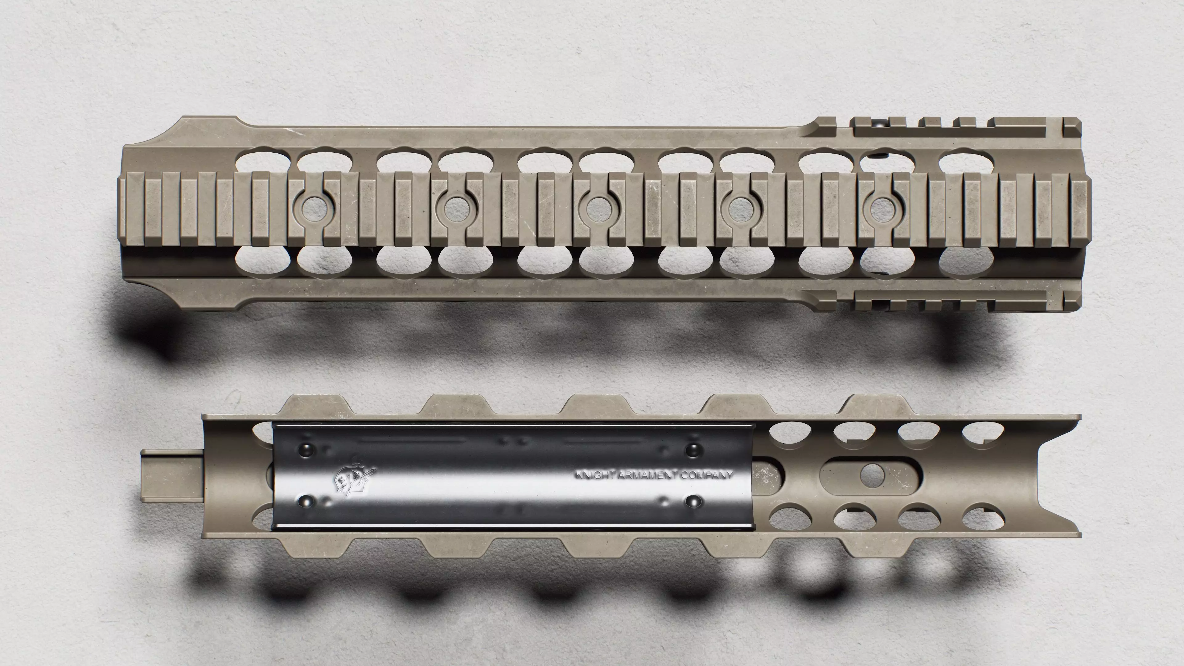 KAC - AR-15 - URX 3 - Replica Low-poly 3D model_17