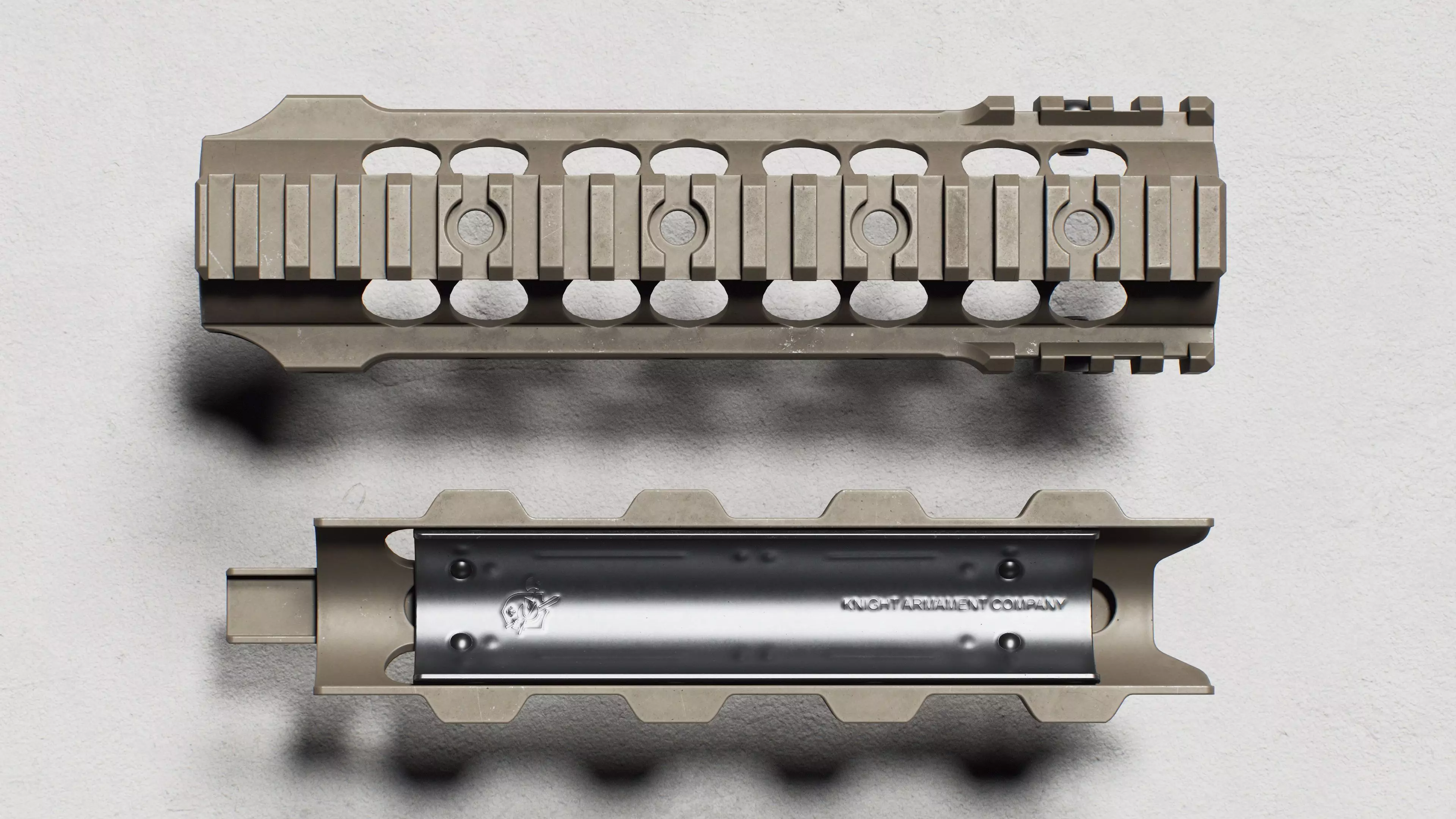 KAC - AR-15 - URX 3 - Replica Low-poly 3D model_15