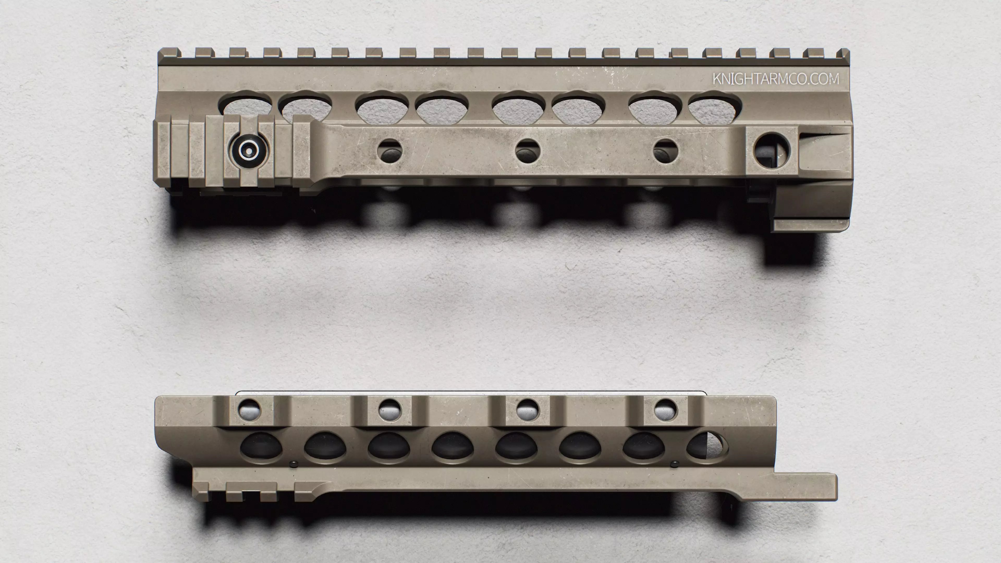 KAC - AR-15 - URX 3 - Replica Low-poly 3D model_8