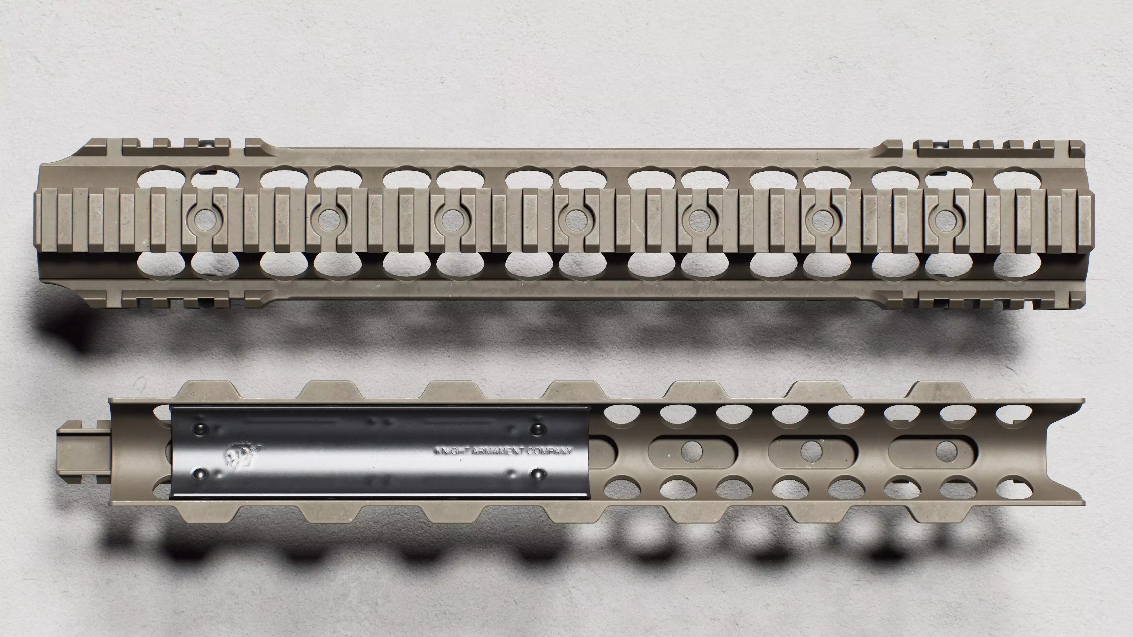 KAC - AR-15 - URX 3 - Replica Low-poly 3D model_19