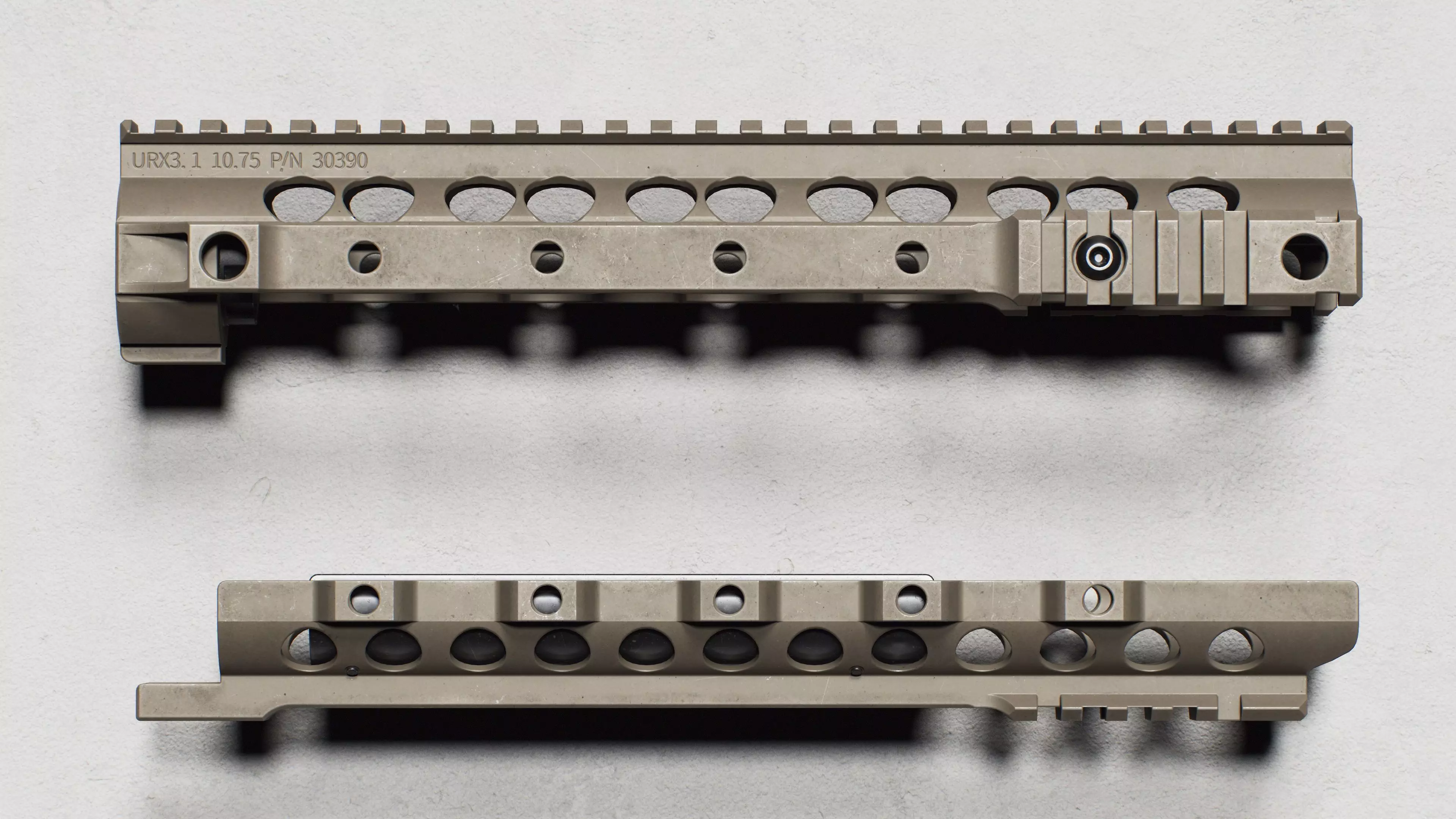 KAC - AR-15 - URX 3 - Replica Low-poly 3D model_5