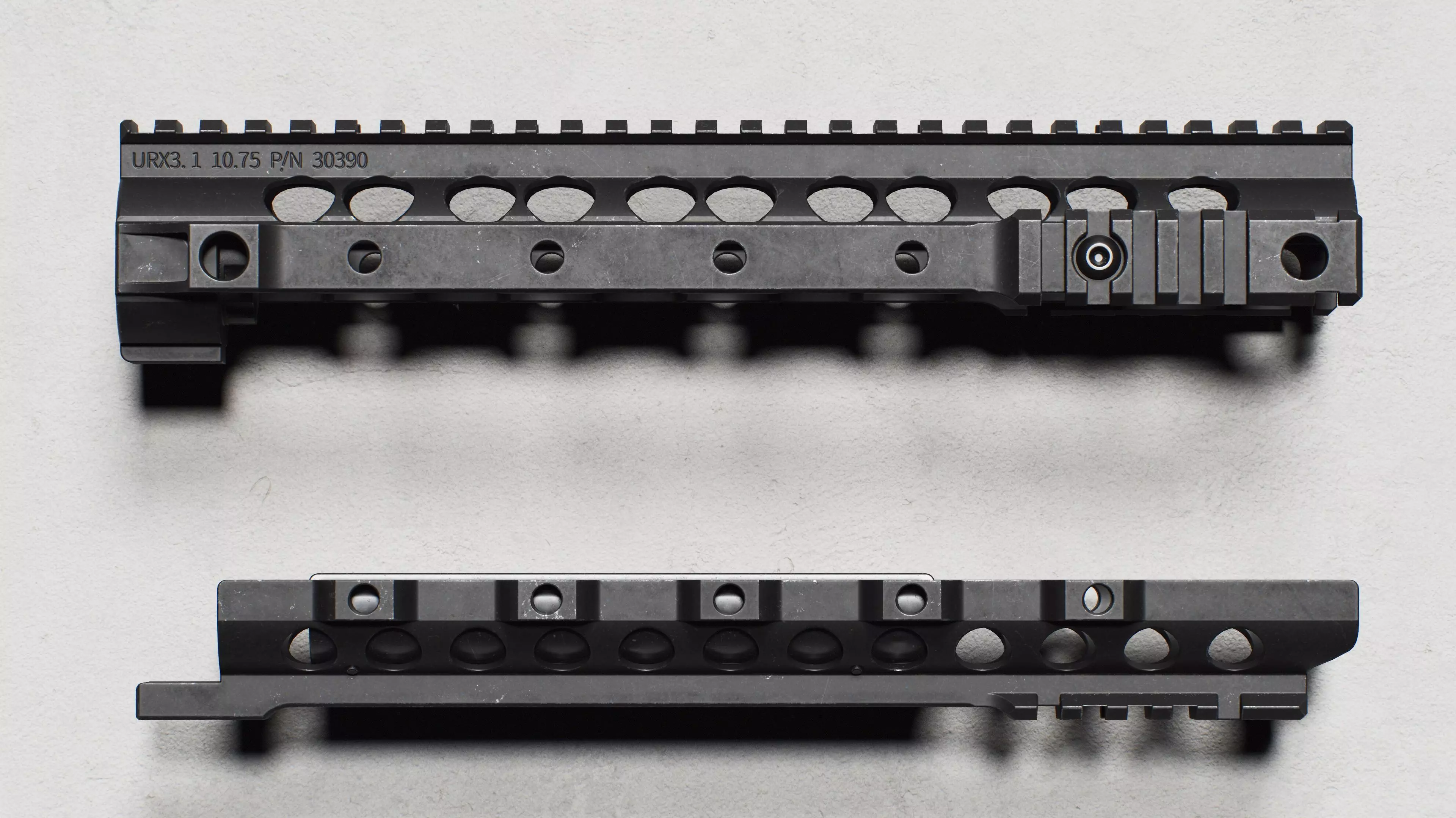 KAC - AR-15 - URX 3 - Replica Low-poly 3D model_4