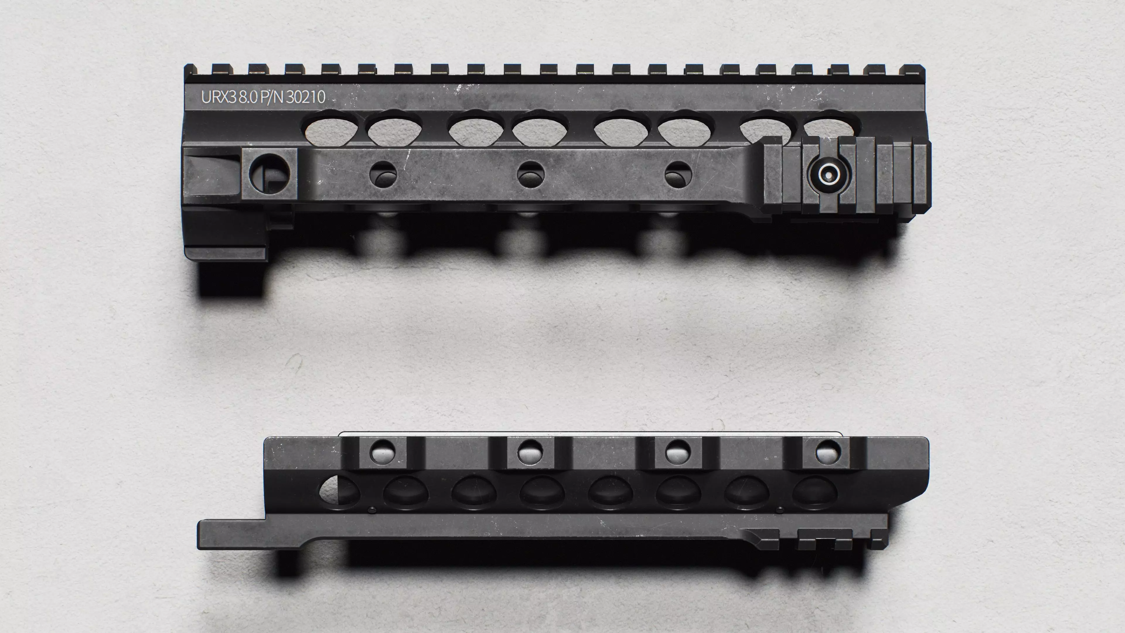 KAC - AR-15 - URX 3 - Replica Low-poly 3D model_2