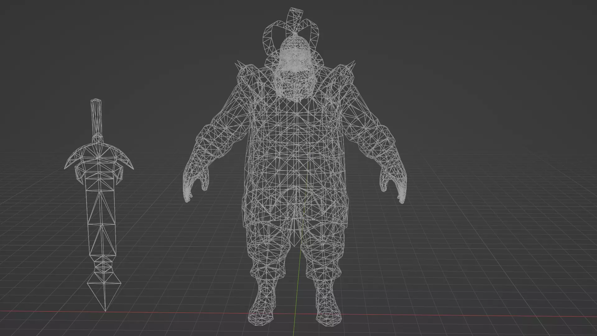 Volstagg Low-poly 3D model_6