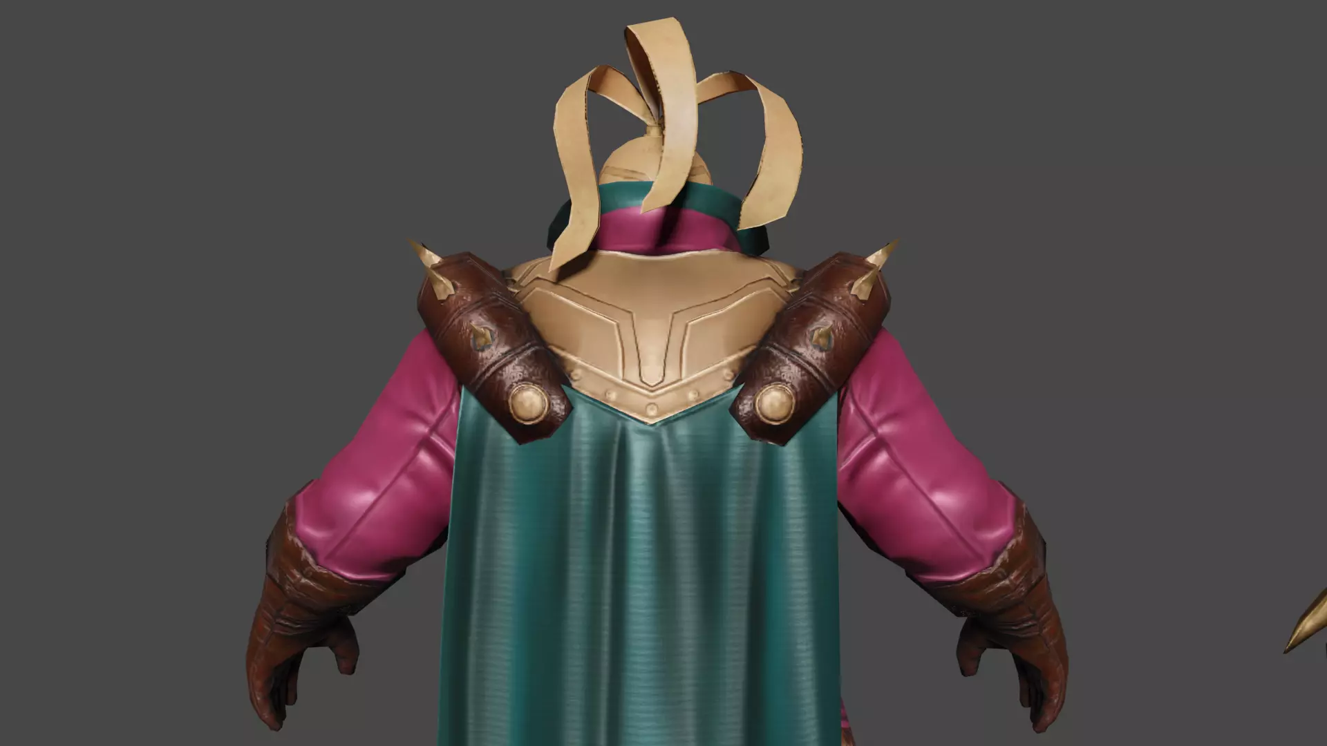 Volstagg Low-poly 3D model_5