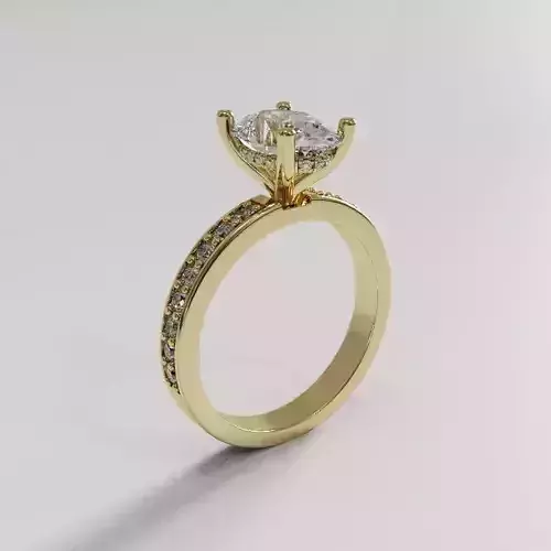 Hidden halo ring 001