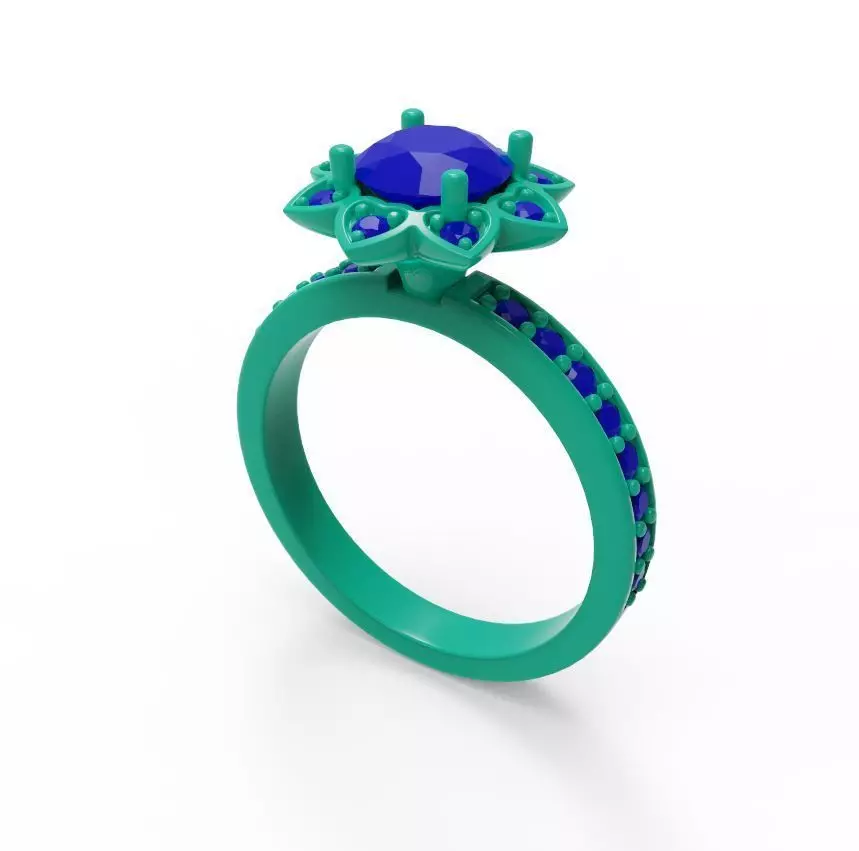 Nice ring 0003 3D print model_1