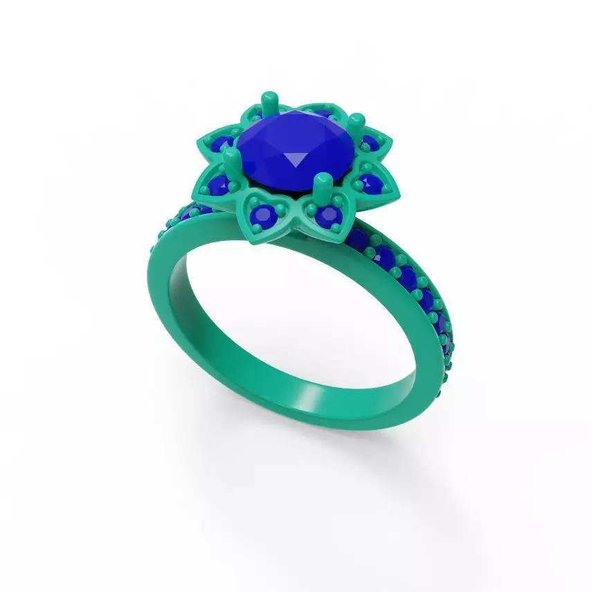 Nice ring 0003 3D print model_2