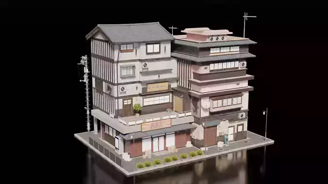 Japanese House 14 3D model