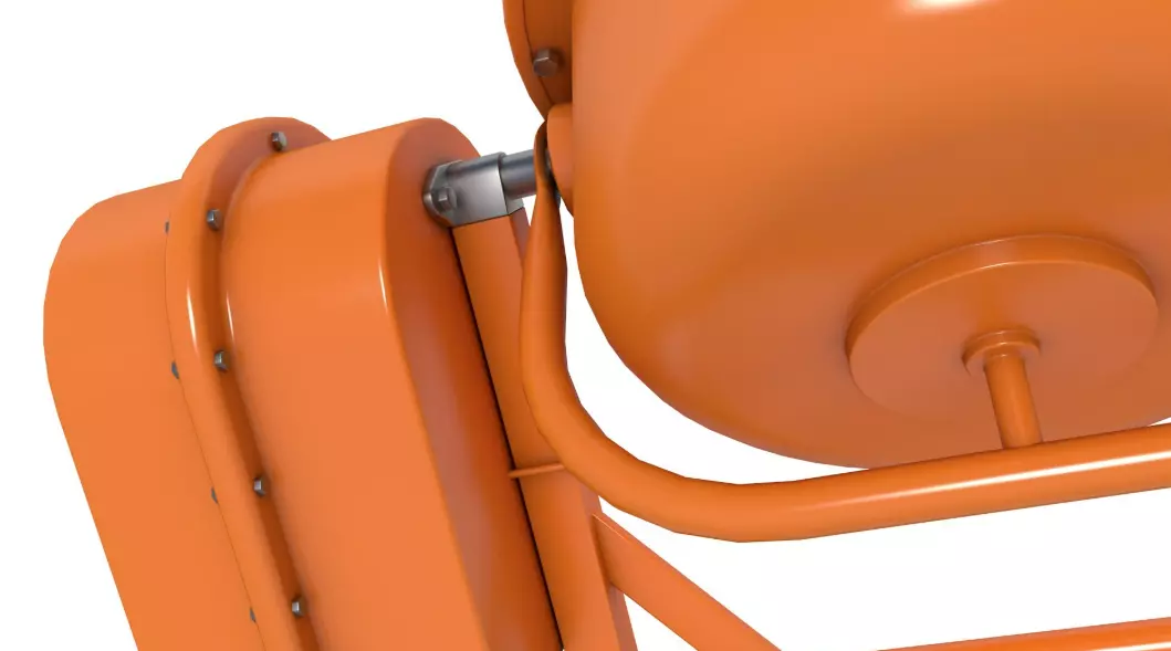 Concrete Mixer 3D model_6