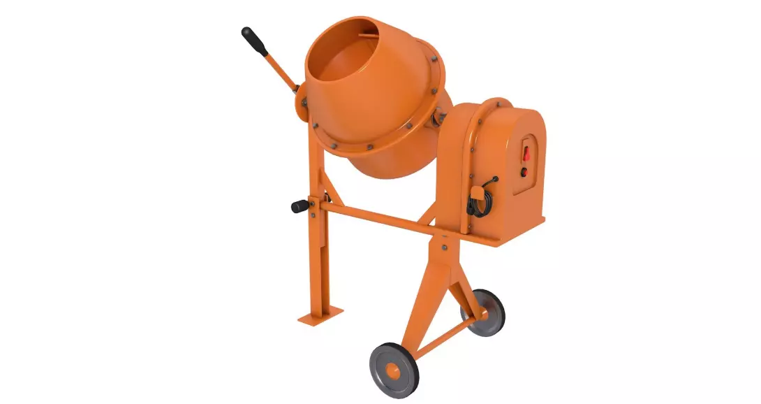 Concrete Mixer 3D model_0