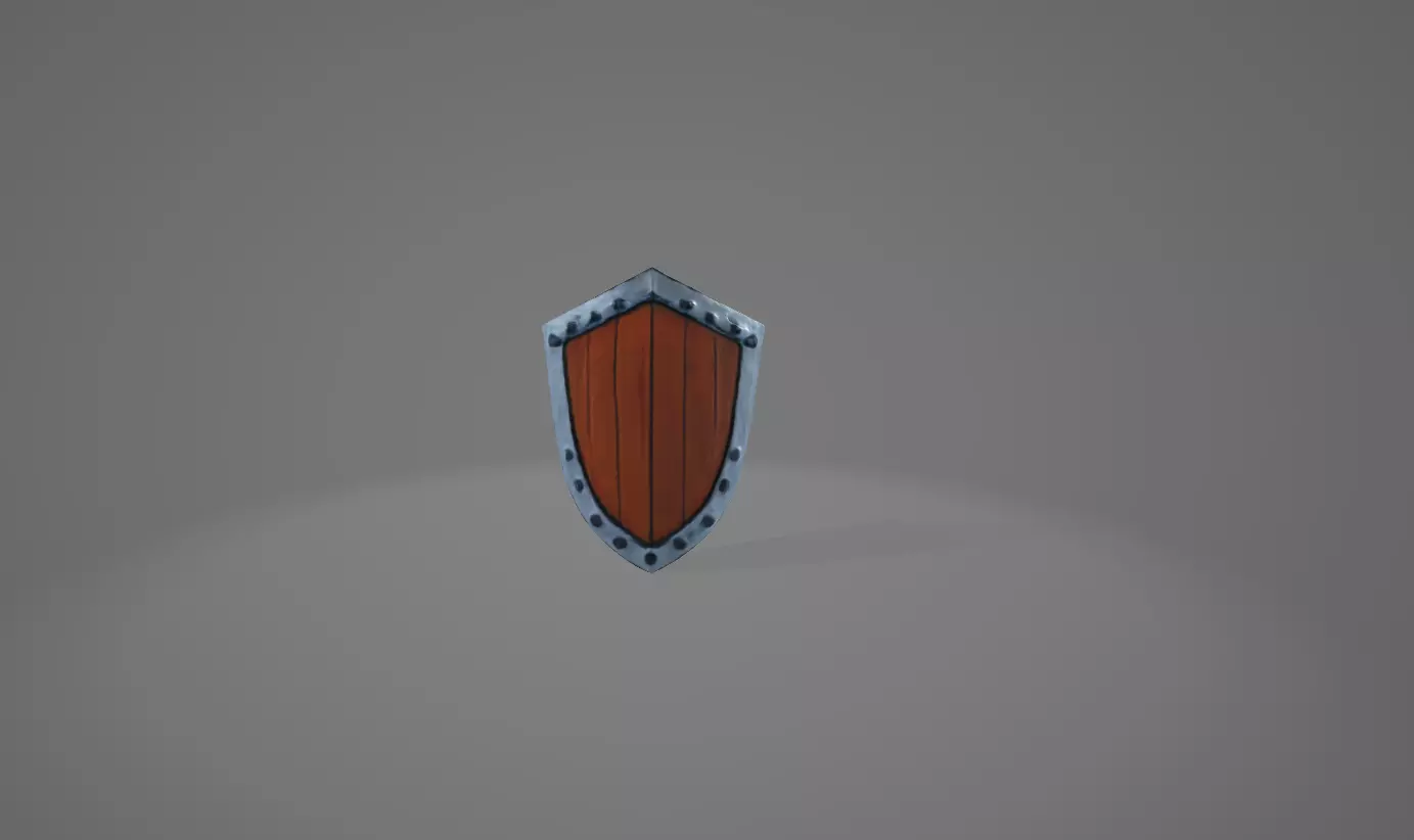 Shield 3D model_0