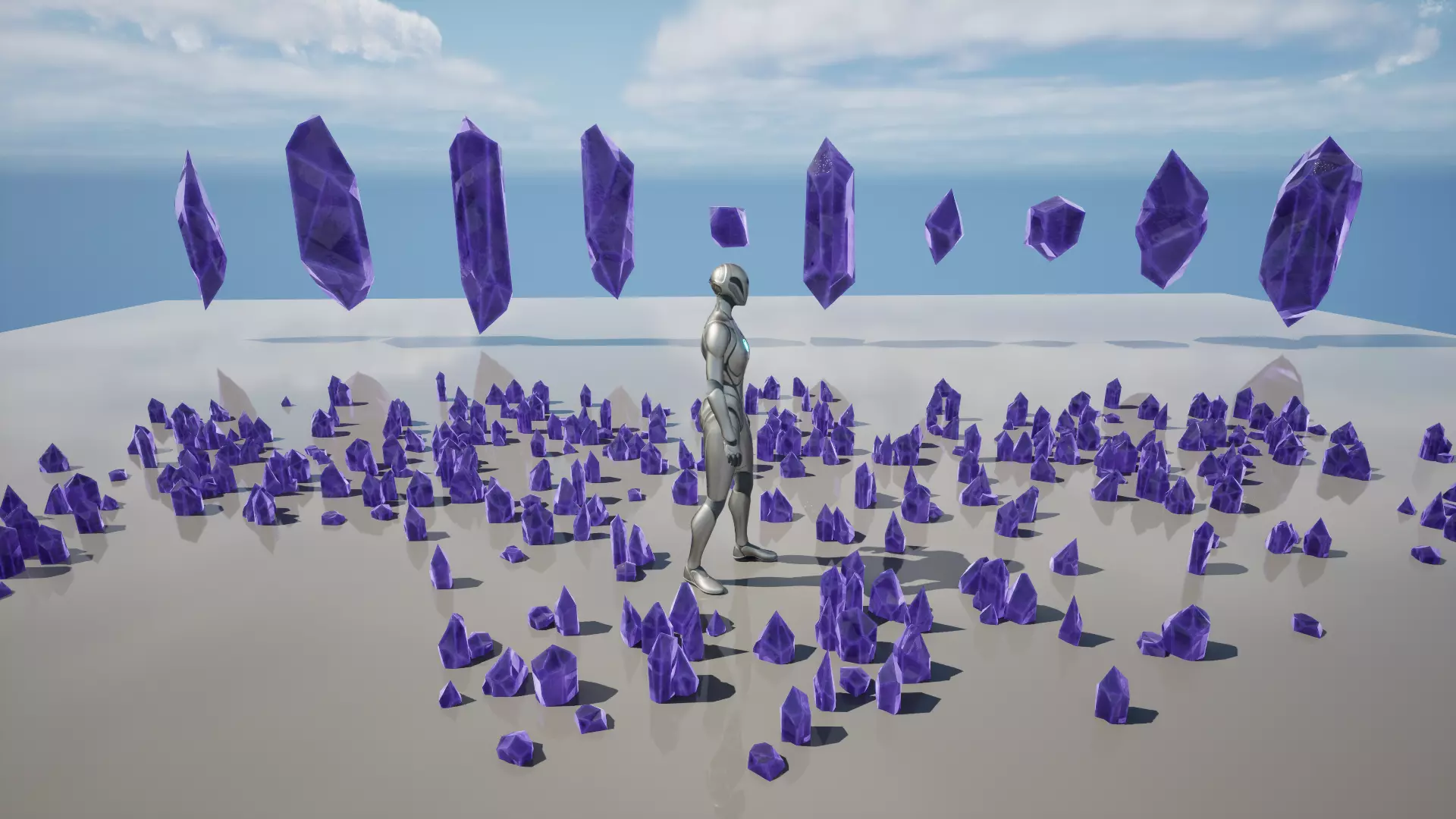 Magical Crystal Unreal Engine Asset Pack Low-poly 3D model_2