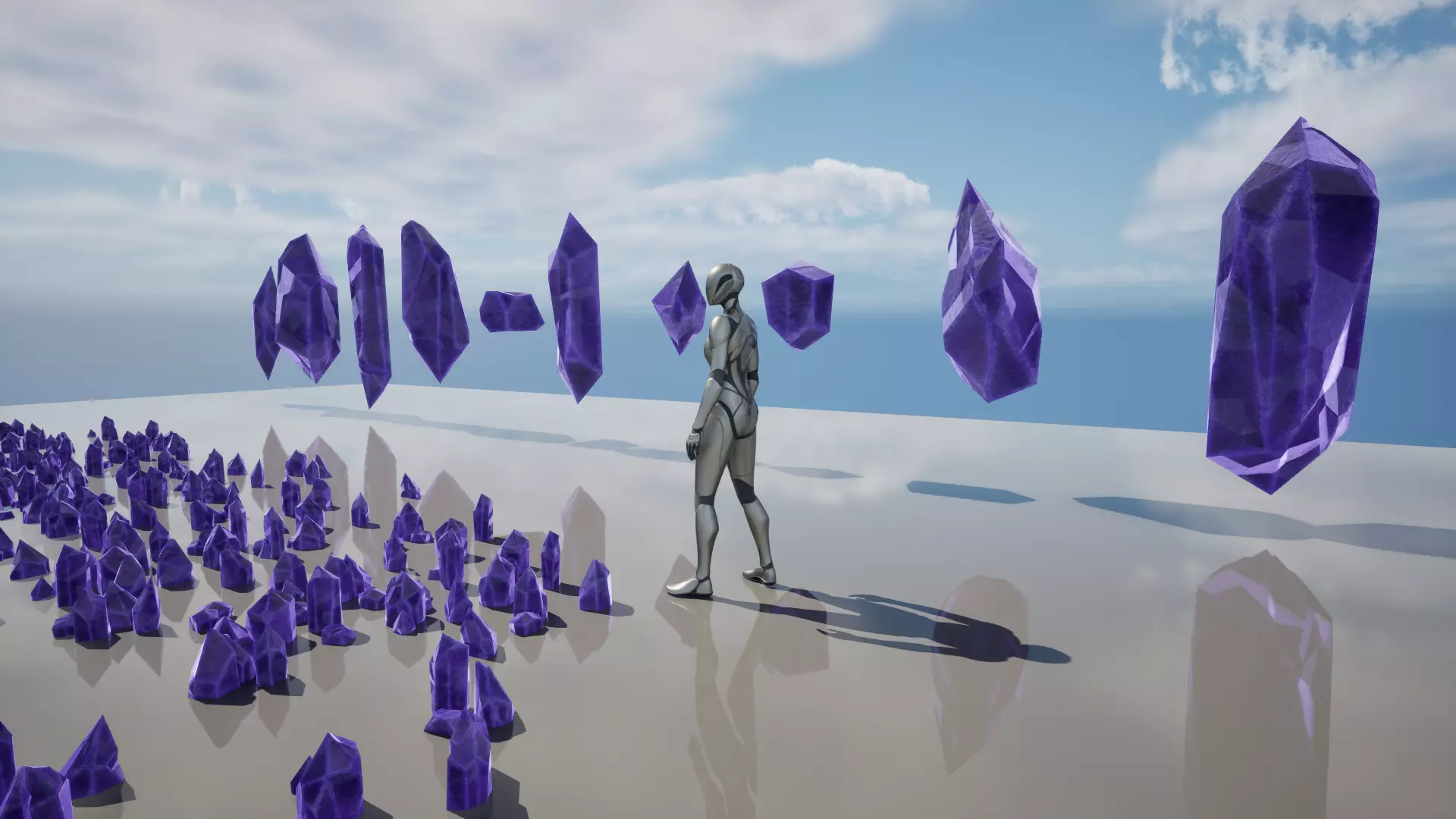 Magical Crystal Unreal Engine Asset Pack Low-poly 3D model_4