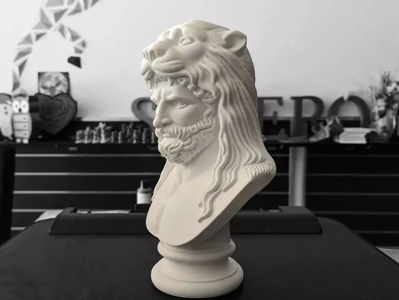 Heracles Bust 3D print model_2