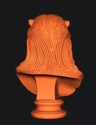 Heracles Bust 3D print model_14