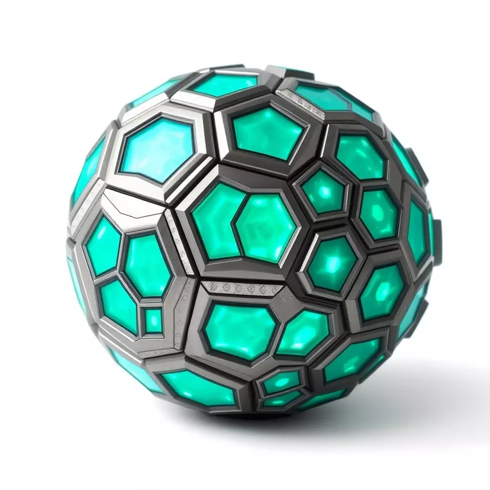 Geometric SciFi Hexagon Panels HQ PBR Textures Set Texture_1