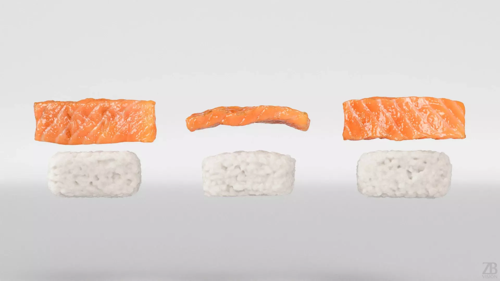 Sushi 3D model_4