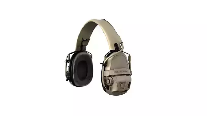 Tactical Headset 3D model