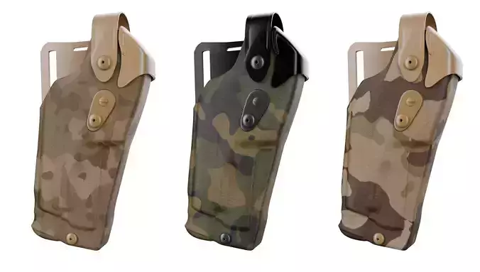 Safariland 6392RDS Holster Cameo PBR 3D model